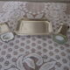 Silver metal salt and pepper set