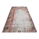 3x9 Rug For Hallway Antique Red Vintage Runner Rug, 102x261Cm SK 3931