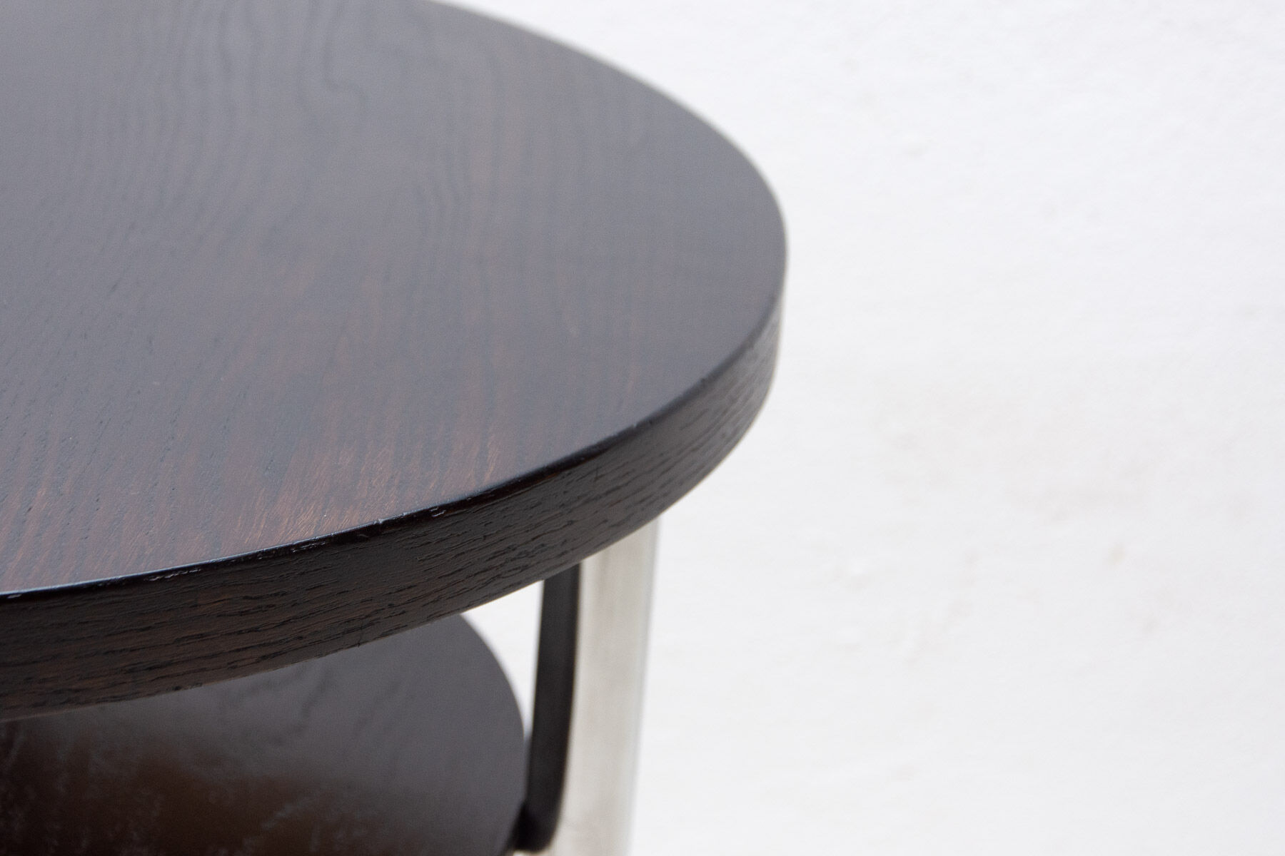 Bauhaus Chromed Coffee Table by Robert Slezak, 1930s