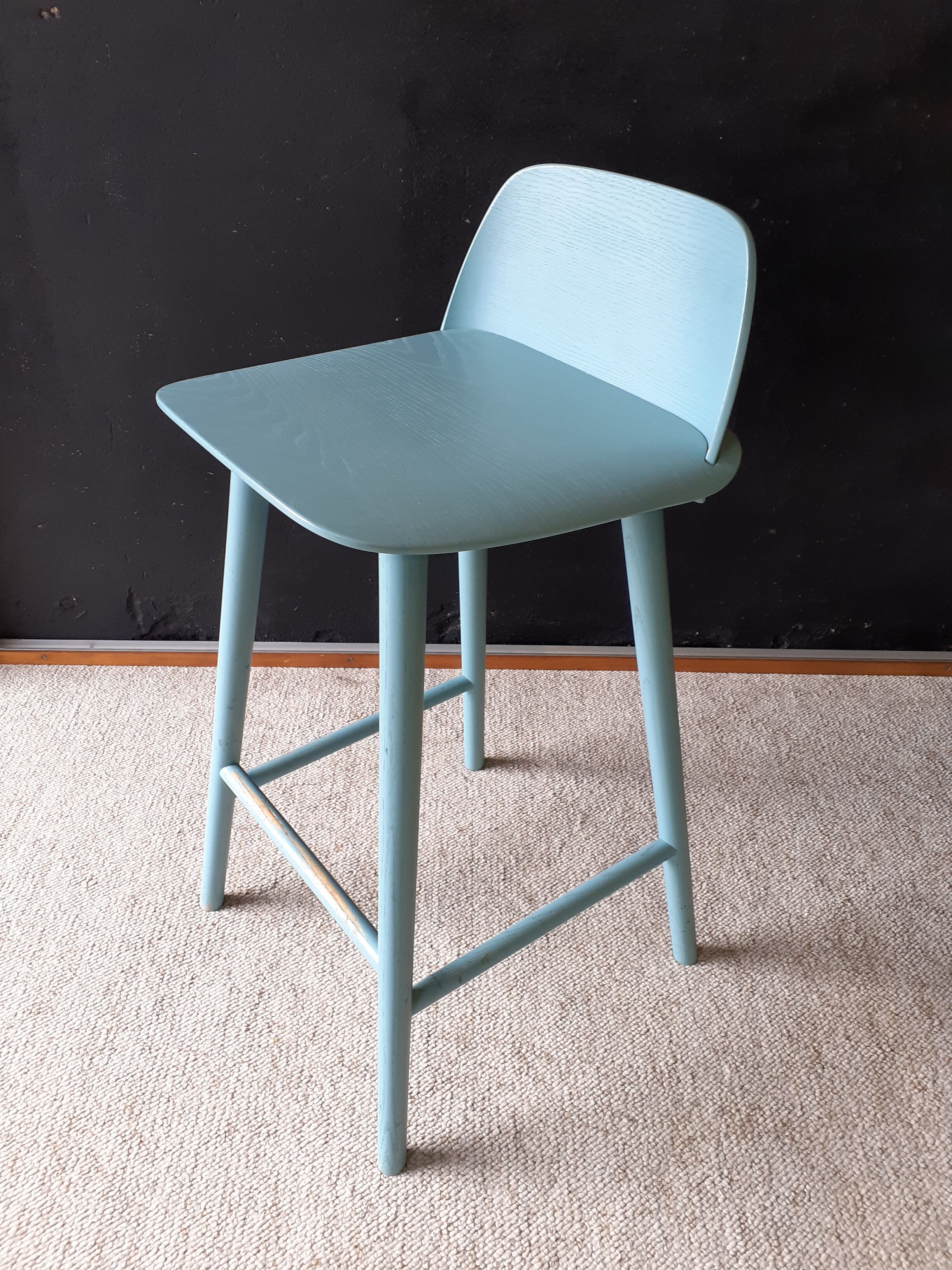 Set of 4 Danish bar stools design David Geckeler for MUUTO