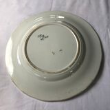 Talking plate "the song at all ages" earthenware Creil and Montereau