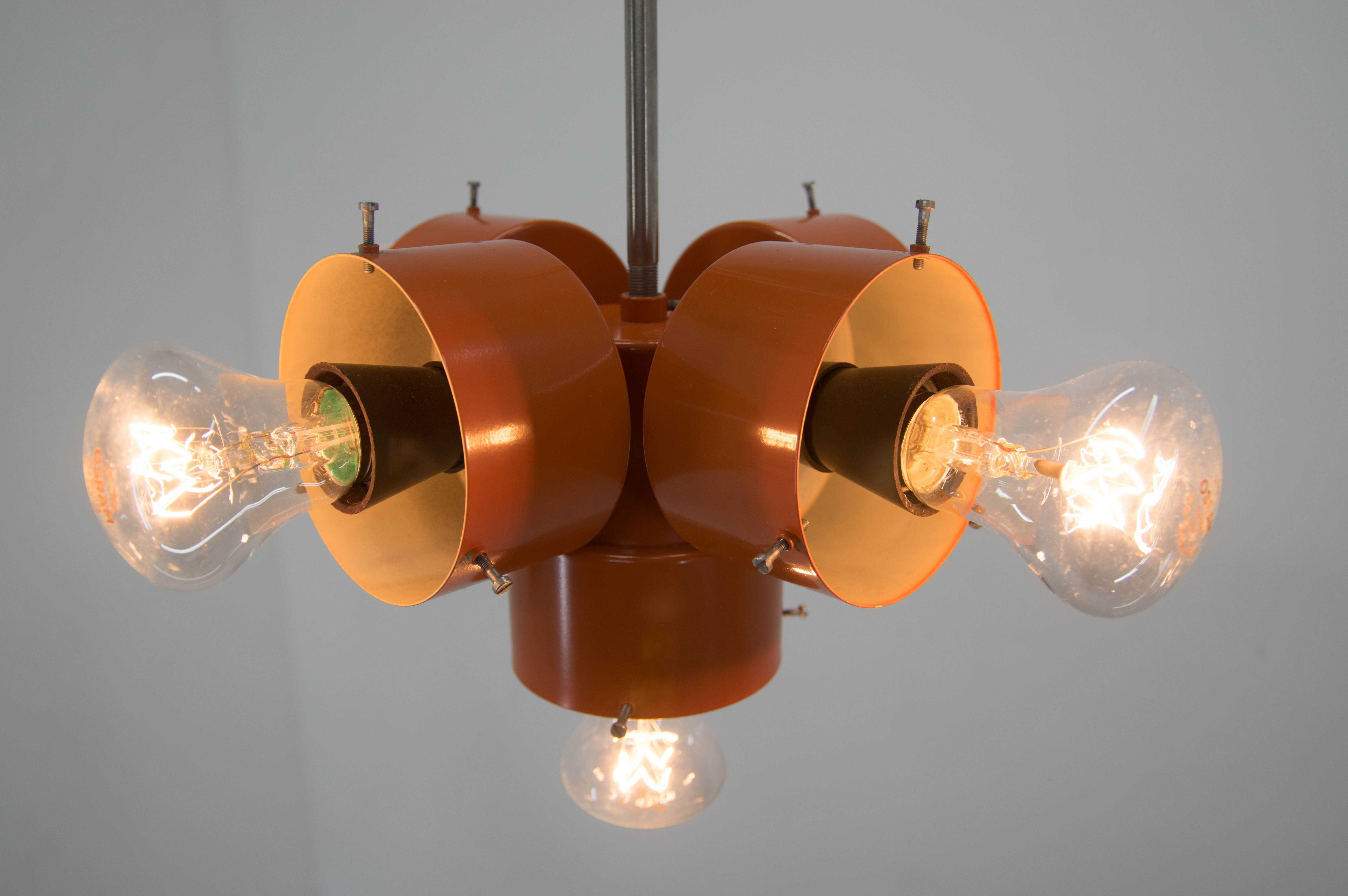 Midcentury chandelier, Napako, 1960