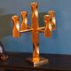 Five-Arm Brass Candelabrum by Lars Åkesson for Vallonmässing, Sweden