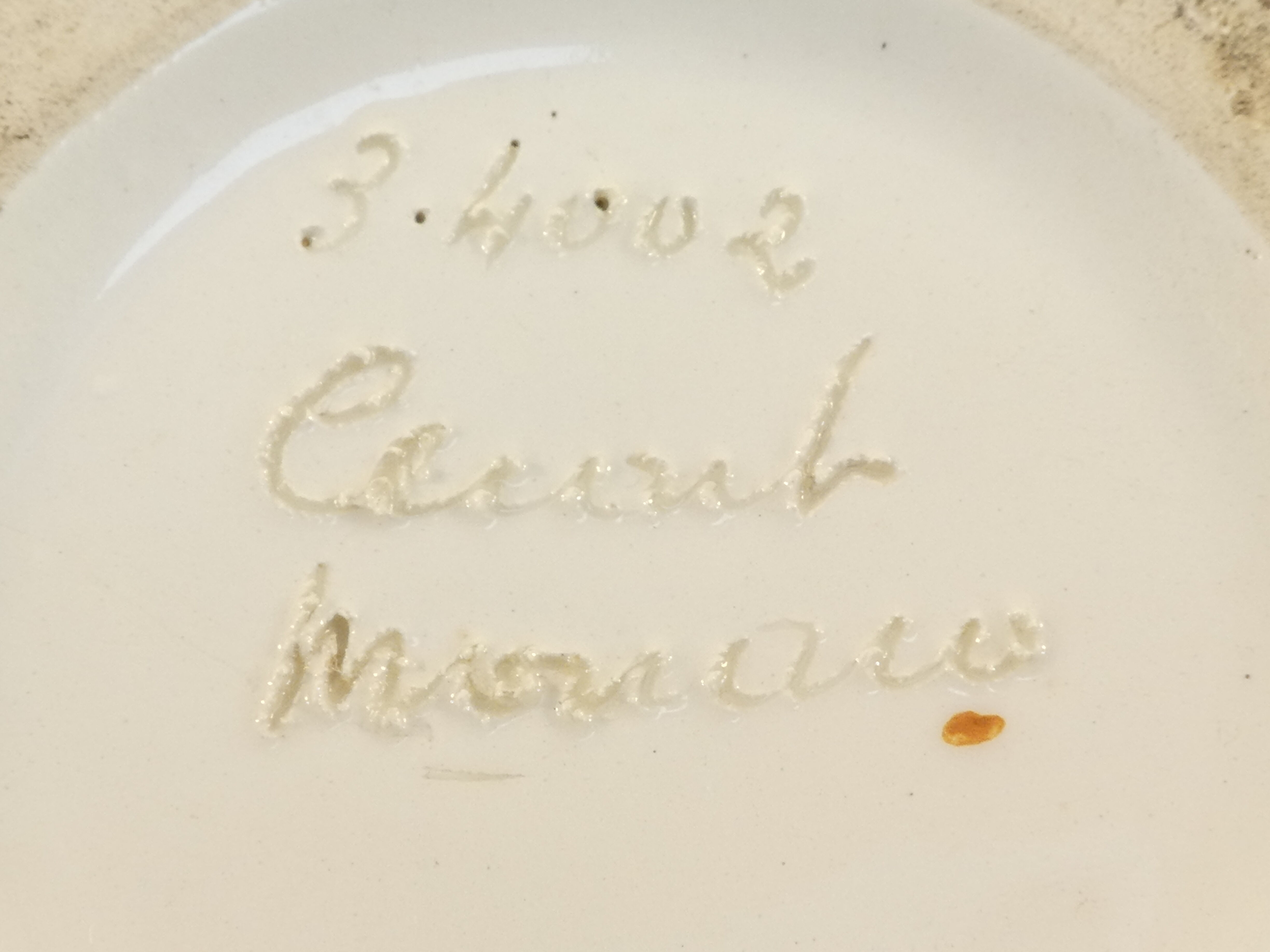 Vase in faience cecart monaco