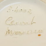 Vase in faience cecart monaco