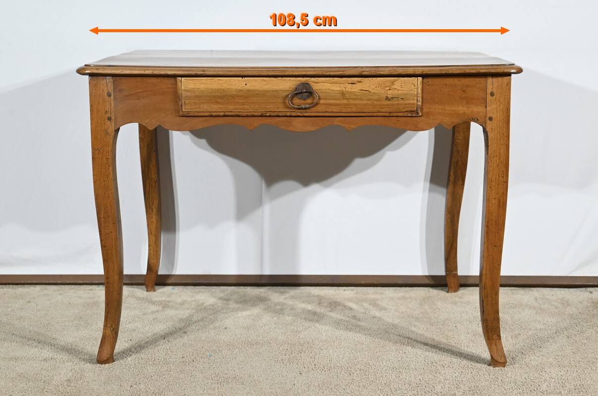 Walnut and Cherry Office Table, Louis XV style – Early 19th century