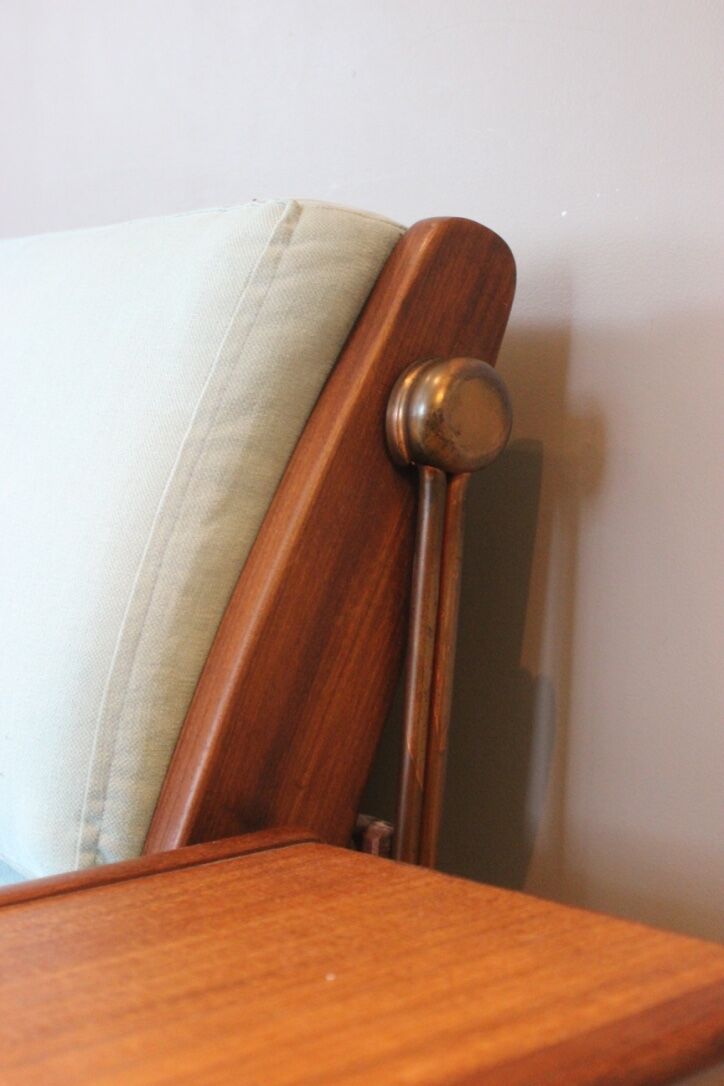 Daybed teak and copper, scandinavian style by Toothill