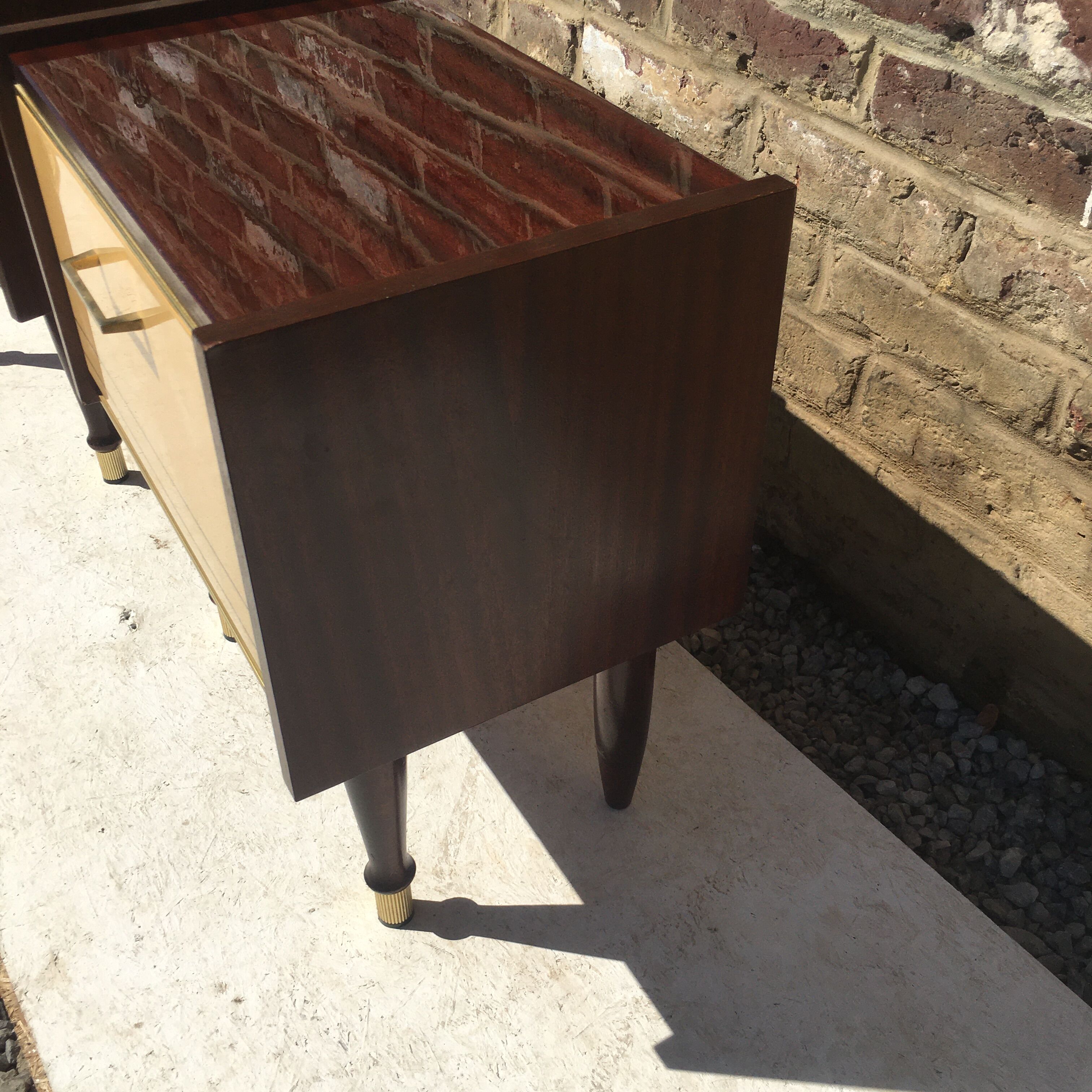 Pair vintage bedside