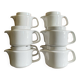 Sarreguemines white porcelain teapots from the 70s (X10)