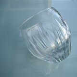 Vase coupe en cristal taillé