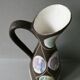 Kongo ceramic pitcher décor by Bodo Mans, Bay Germany, 1960s