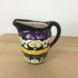 Ceramic pitcher geometric patterns