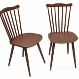 Pair of vintage bistro chairs, 1950