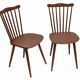 Pair of vintage bistro chairs, 1950