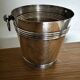 Gallia Champagne Bucket - Silver Metal - Art Deco Period - Biarritz Model
