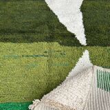 Natural pure wool rug, size 100 x 200 cm