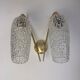 Pair of vintage double wall sconces "Maison Arlus"
