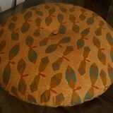 Cushion round vintage 1970 48cm
