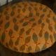 Cushion round vintage 1970 48cm