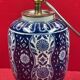 Lamp base, Asian porcelain vase, ideogram