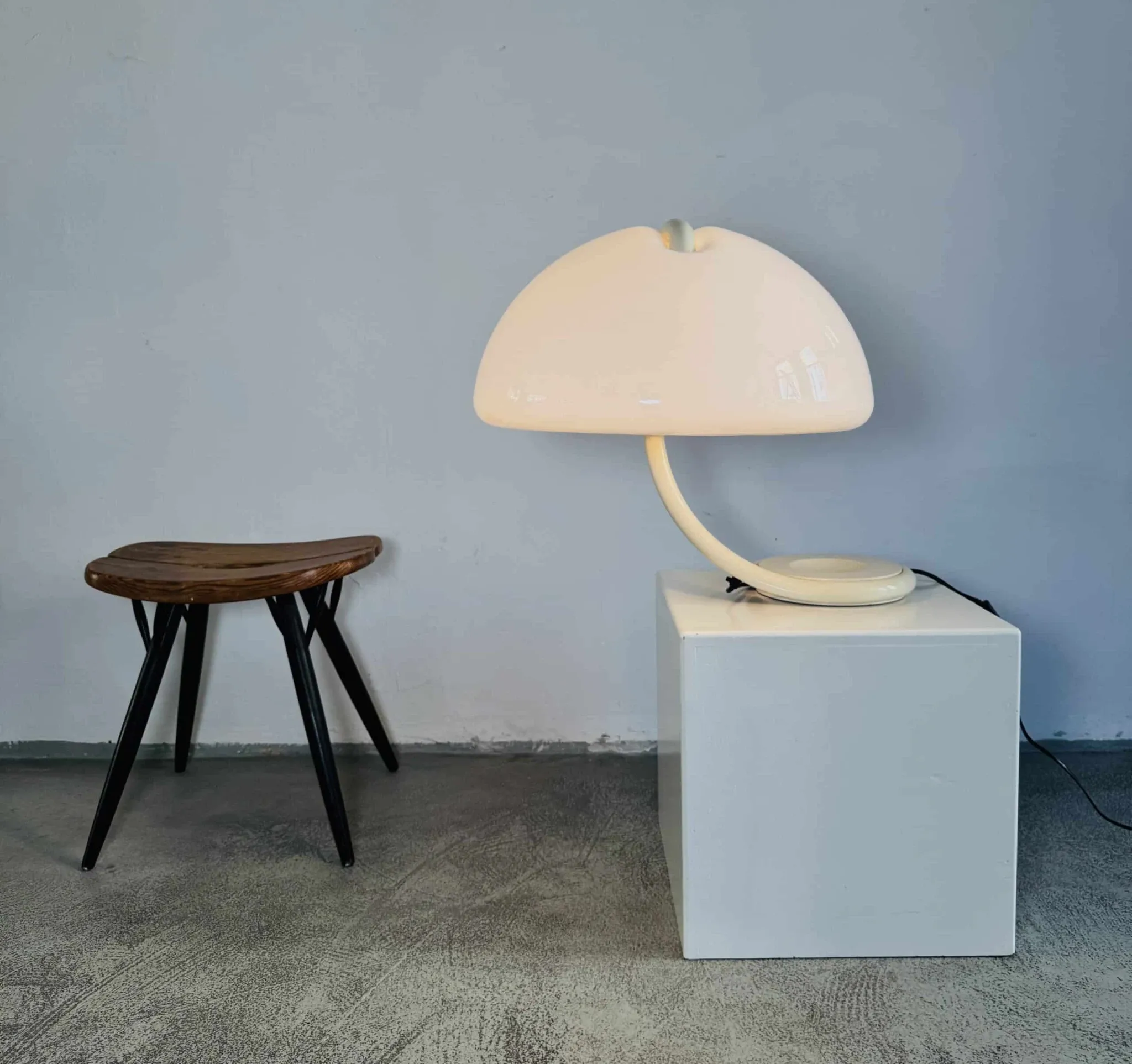 Serpente Swivel Table Lamp By Elio Martinelli For Martinelli Luce, Italy, 1965