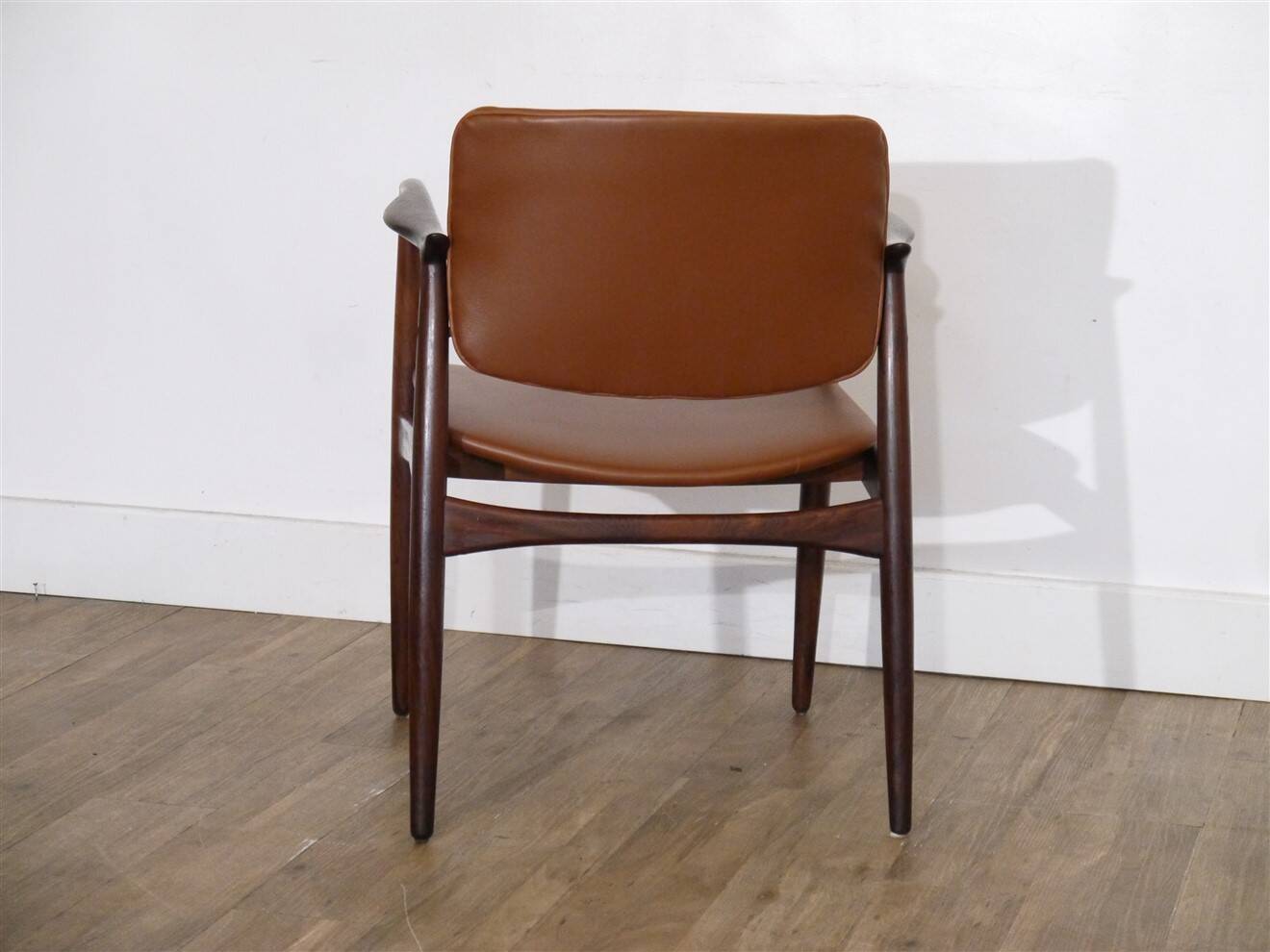 Danish armchair in Rio rosewood by Erik Buch