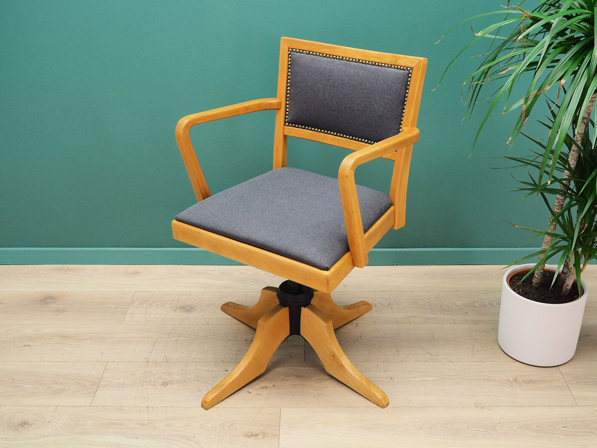 Armchair gray, Danish design, 60, manufacturer: Ehapa