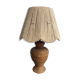 Vintage woven rattan lamp