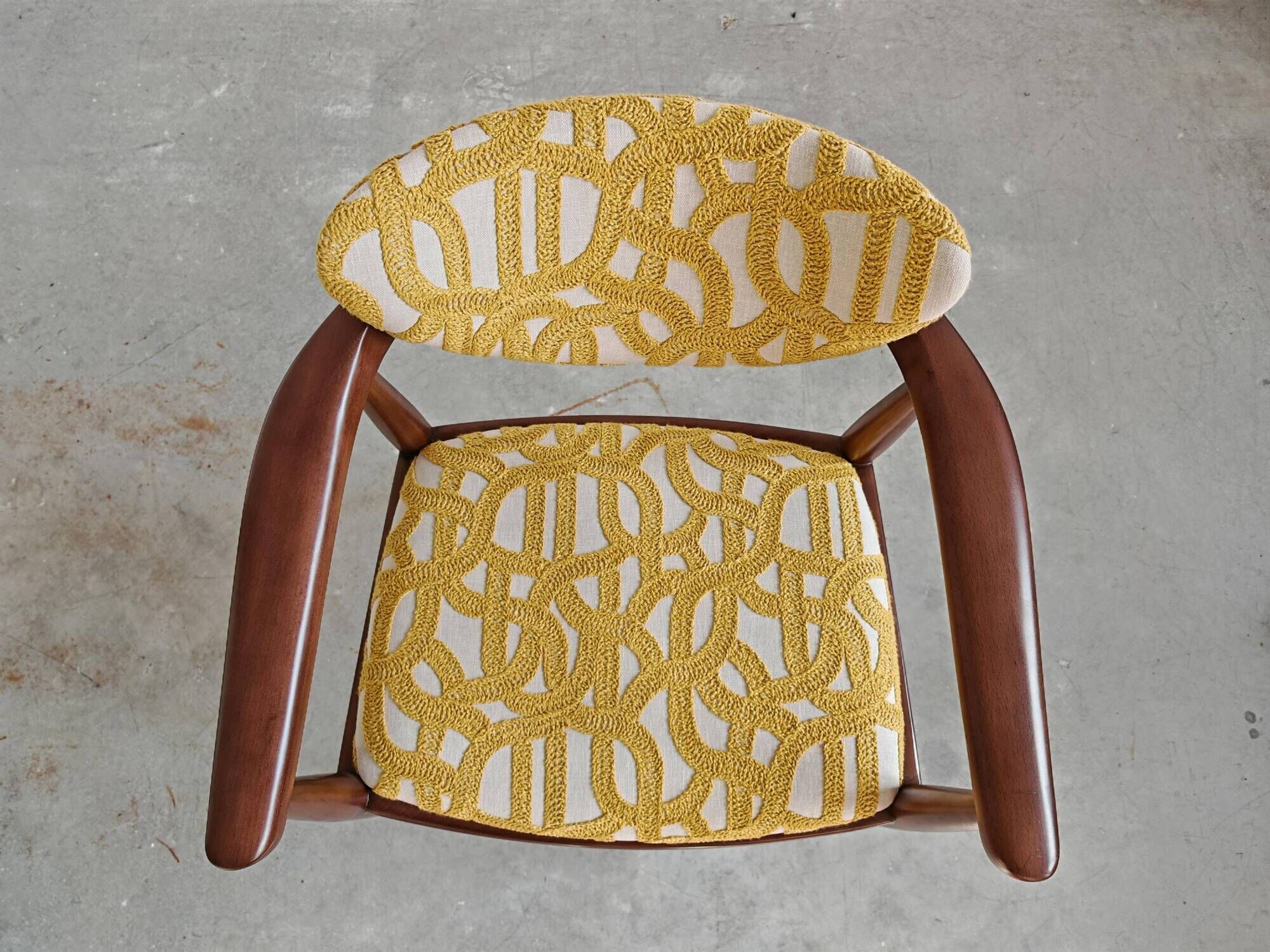 MCM dining chair with armrests by Bernardo Bernardi 1960s