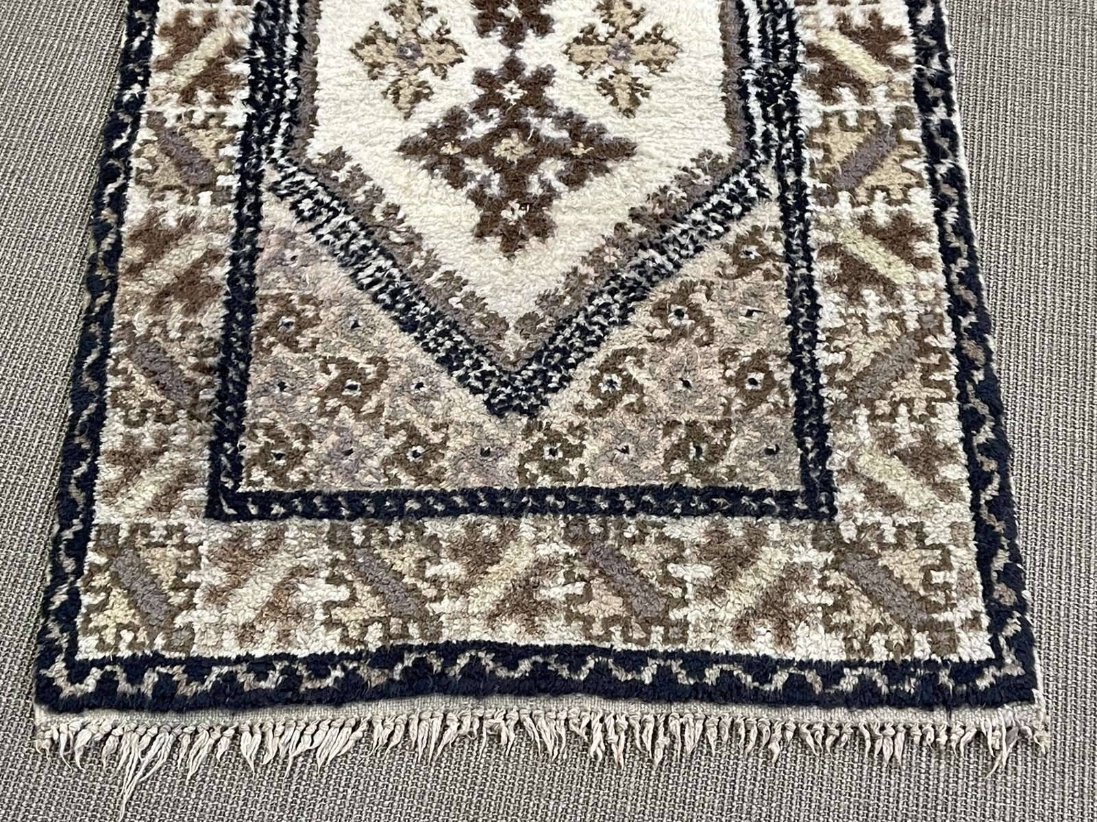 Moroccan handmade wool rug