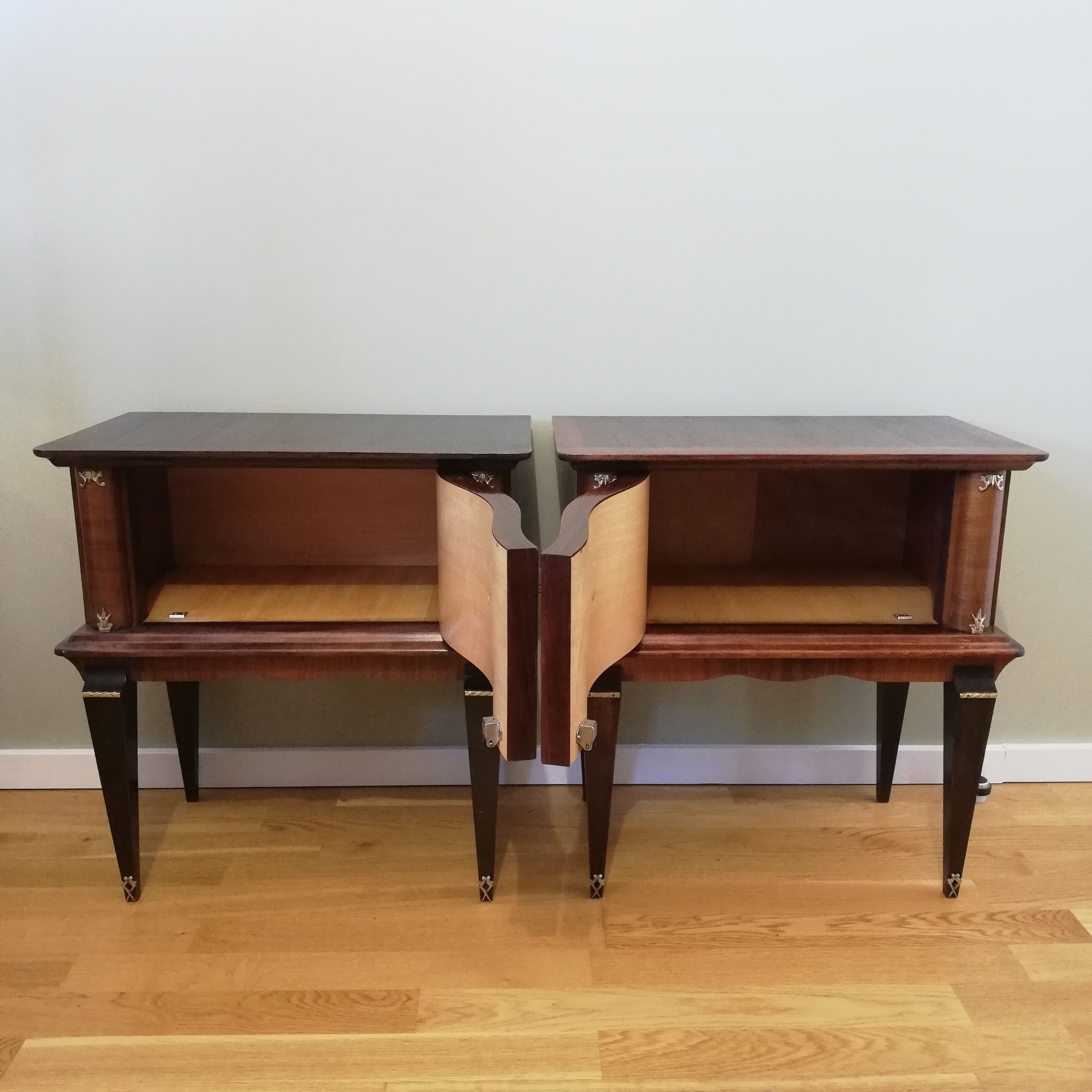 Pair of vintage bedside tables 60s