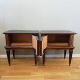 Pair of vintage bedside tables 60s