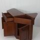 Walnut Bar Cabinet Sideboard by Silvio Coppola for Bernini, 60s