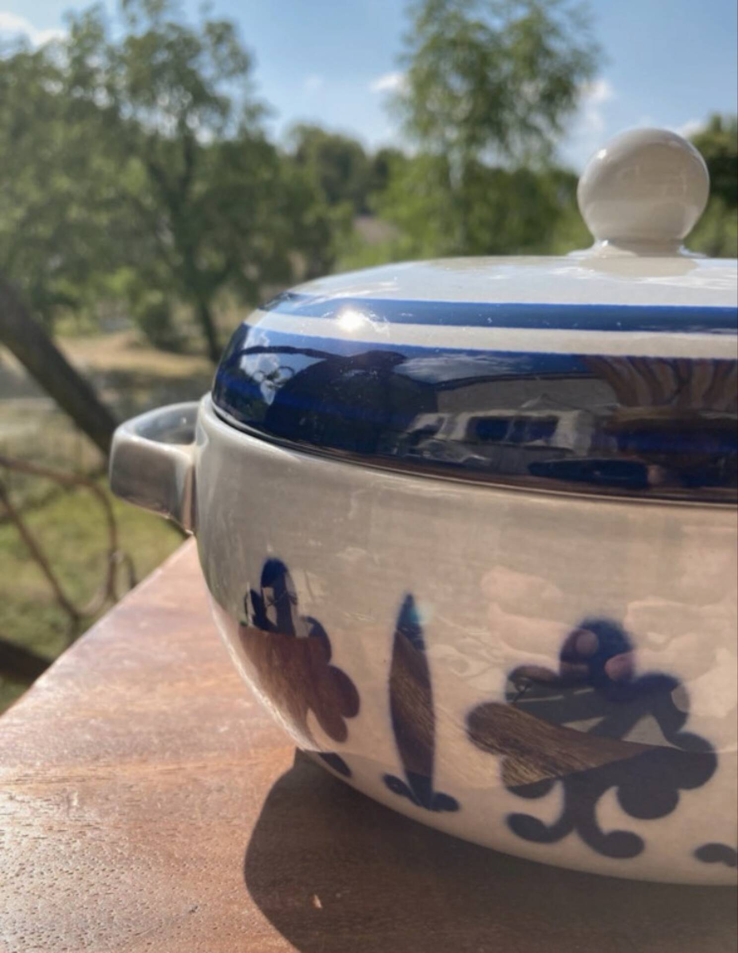 Boch La Louvière Soup Tureen - Baltic