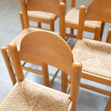 Table vintage Hank Lowenstein Padua et 6 chaises, des années 70