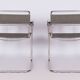 Restored Bauhaus Pair of Armchairs, by Thonet, by Marcel Breuer, Czech, 1930s