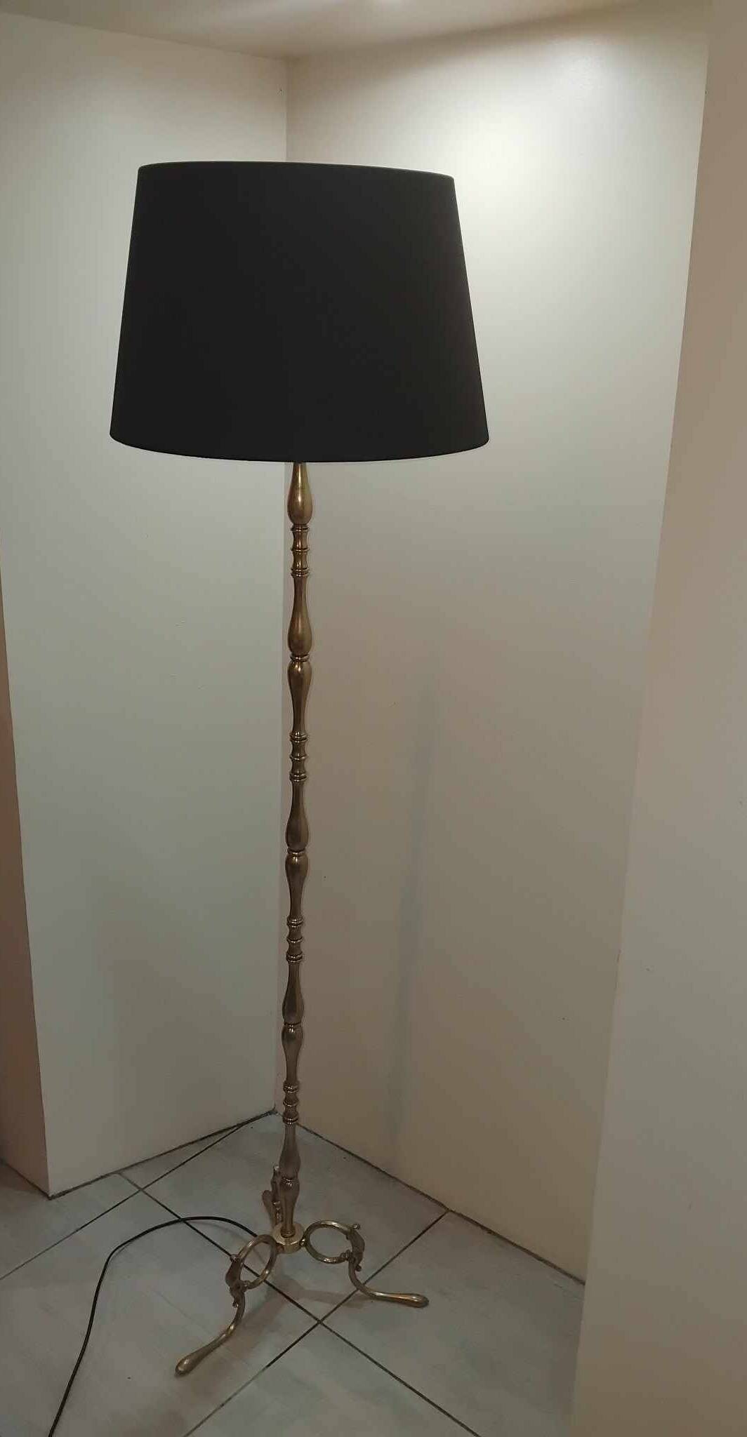 50s/60s bronze floor lamp