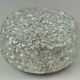 60s 70s ceiling lamp Glashütte Limburg Germany Plafoniere glass & metal