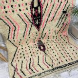 Handmade moroccan berber carpet 254 x 142 cm