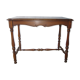 Table d'écriture ancienne en bois à pieds tournés
