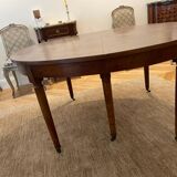 Louis XVI style dining room table with extensions