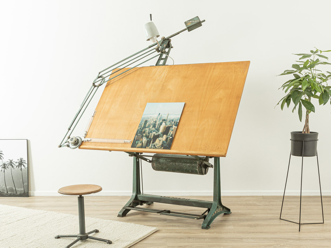 1950s architect´s table, nestler