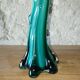 Murano vase – blown glass sommerso – yellow and green – 1960s–70s –