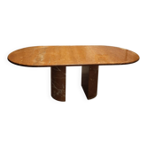 Vintage pink marble dining table