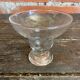 Set of 6 Vintage Glass Ice Cream Bowls Design France #D697
