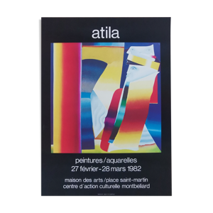 Affiche exposition 1982 - centre