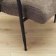 Grey armchair, Italian design, 1970s, production: Italy