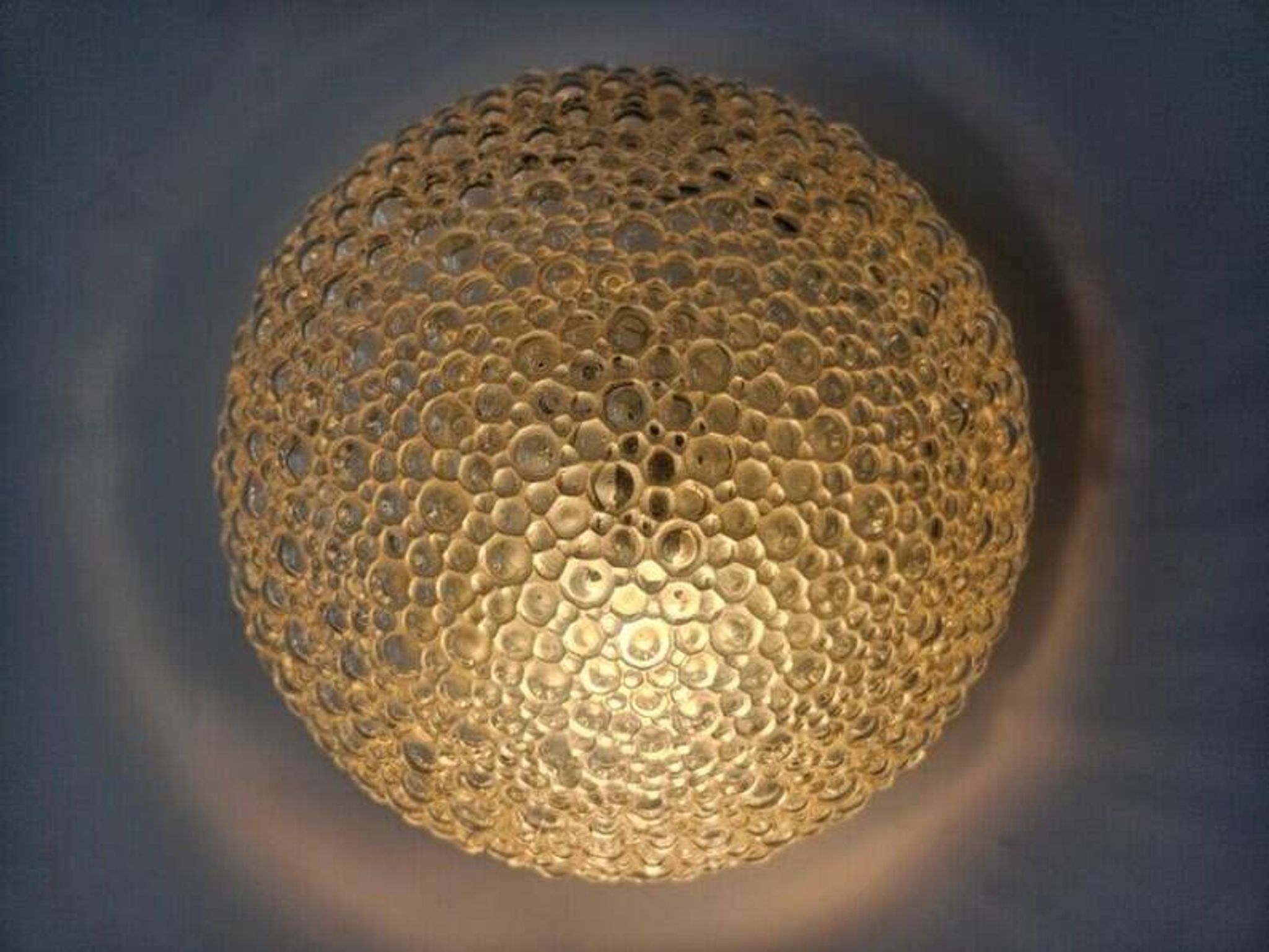 Rare plafonnier à bulles Limburg, Allemagne, années 1970