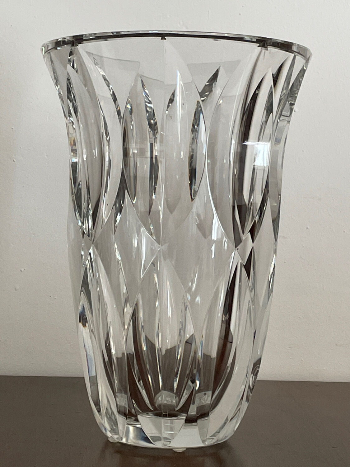 Saint Louis Art Deco "d'Artagnan" crystal vase
