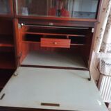 Meuble teck secretary rangement